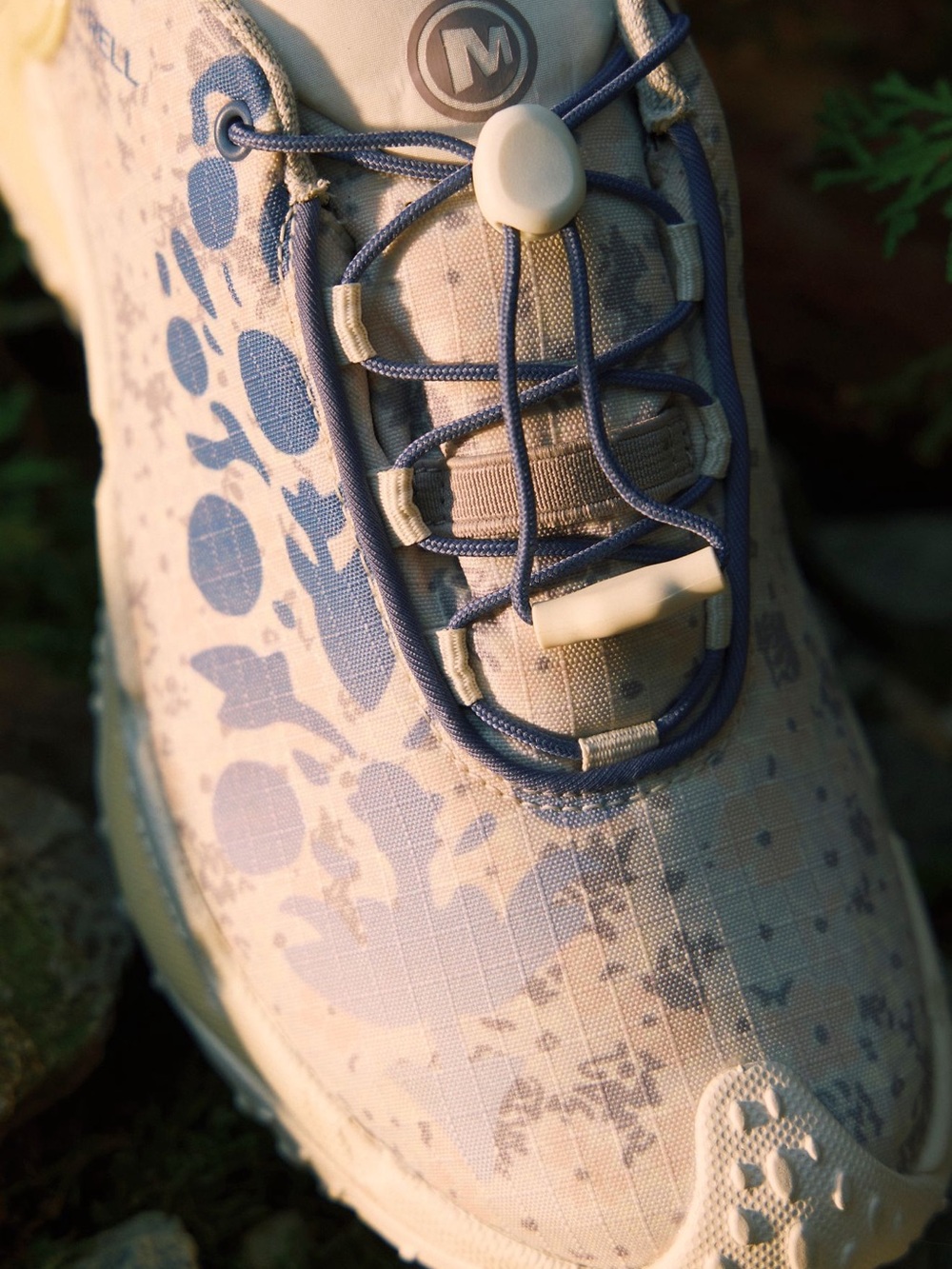 FP Movement by Free People Cream and Blue Floral Sneakers - Picture 4 of 16